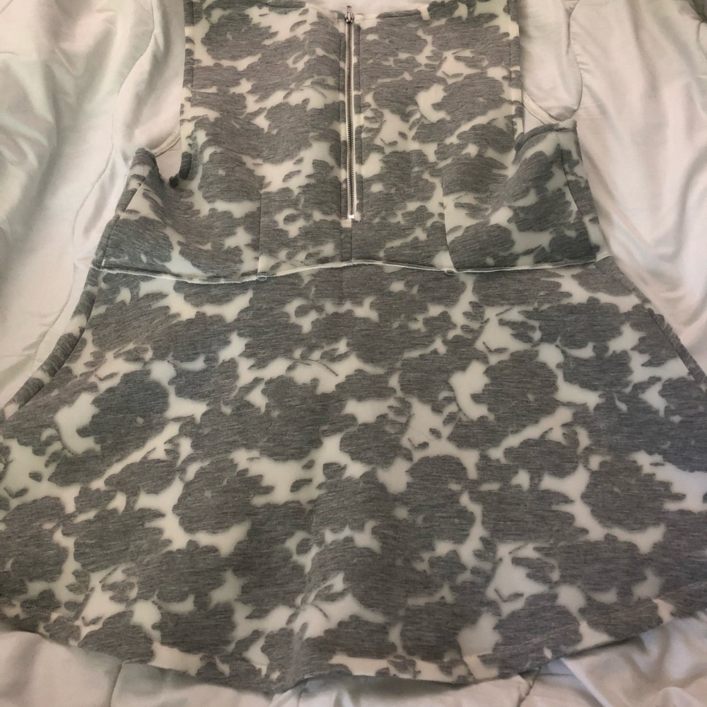 Anthropologie peplum top